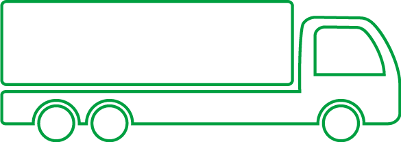 東岐運輸のトラックのイラスト